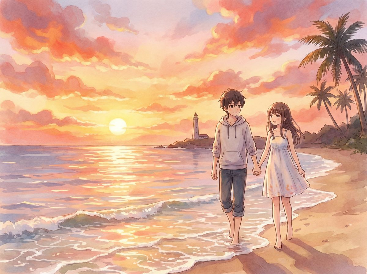 51视频动漫-海边夕阳物语